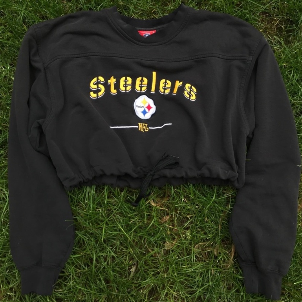 Steelers cropped hoodie